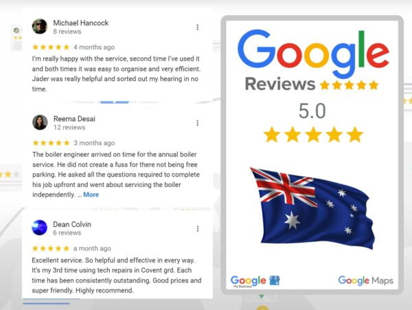 Comprar Google Review Australia - Reviewr.es