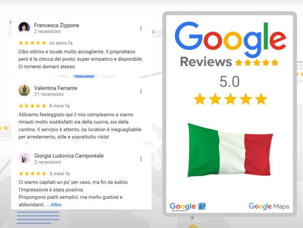 Comprar reseñas de Google Italia Impulse su negocio italiano con las reseñas de Google